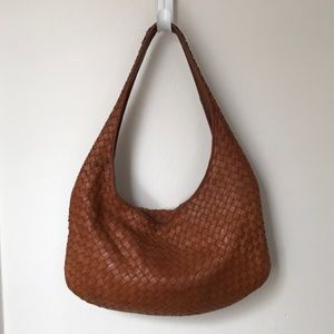 Bottega Veneta Hobo Bag - caramel brown